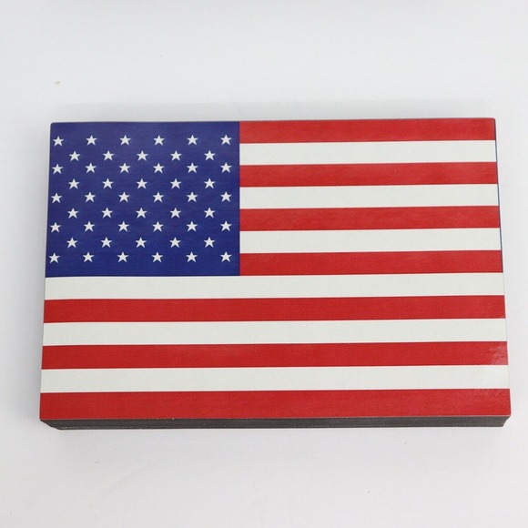 US Flag Patriotic Magnet 6x4 Inches For Car Truck Fridge Or Anywhere Else! - Picture 1 of 4